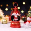 Nuevo producto transfronterizo: Bola de cristal navideña, linterna navideña, lámpara de viento de bola de cristal, decoraciones navideñas, adornos de escritorio creativos