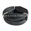 Tubo de Silicona Aislante Ignífugo de Alta Temperatura Tubo de Fibra de Vidrio Tubo Autoextinguible 8.0-18.0 50m /Rollo Blanco/Negro