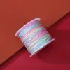 Teñido Degradado Colorido No. Hilo de Jade 72 30m Pulsera de Hilo Rojo Hecha a Mano para DIY Materiales Festival de Mediados de Otoño Cuerda de Tejido Multicolor Venta al por Mayor