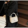 Bolso Cruzado de Hombro Único Versátil de Color Sólido, Moda Tendencia Primavera 2026, Adecuado para Uso Cruzado y de Mano