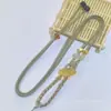Cuerda Ruyi de 2 mm para Manualidades Trenzada a Mano de Dos Colores de Cuatro Hilos Cordón para Collar Cordón para Colgante Dorado Ajustable Venta al por Mayor
