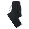Pantalones Casuales Nuevos de Punto de Algodón Sueltos para Hombre de Primavera y Otoño, Pantalones Largos para Estudiantes, Joggers Elásticos Deportivos para Exteriores, Pantalones de Chándal