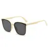 Moda Novo Lançamento Óculos de Sol Masculino Armação Grande Rosto Grande Slim-Fit Bonito Anti-Ultravioleta Óculos de Sol Feminino Estilo Coreano Moderno Espelho Brilhante