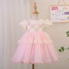 Nuevo Estilo de Verano 2026 Vestido Lolita para Niña Pequeña, Vestido de Princesa Dulce y de Moda para Bebés Niñas, Elegante Vestido Abullonado