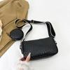 Bolso de Hombro Tejido de Moda Transfronterizo Bolso Sobaco para Mujer Nuevo Moderno Simple para Desplazamiento de Gran Capacidad Bolso Bandolera Bolso Guisante