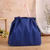 Bolsa con cordón esmerilada con cordón al por mayor tienda de ropa bolsa de plástico para llevar embalaje desechable para catering para llevar bolsa de compras