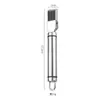 Acero Inoxidable 430 Cortador de Cebolla Herramienta Creativa de Cocina para Raspar Cebolla para Cortar Cebollas Picadas, Cebollas Ralladas, Rodajas de Chile y Jengibre, Rodajas de Jamón y Ajo