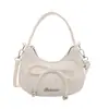 Bolso de Mano de Luna Creciente de Gama Alta para Mujer 2026 Nuevo Estilo Bolso de Hombro con Lazo y Estrella Bolso Cruzado de Nicho para Viajes Diario para Mujer
