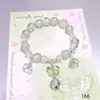 Pulseira de Contas Cauda de Peixe de Cristal, Super Delicada, Estilo Novo, Exquisita, De Alta Qualidade, Versátil, Presente para Melhor Amiga, Joia Doce para Estudantes