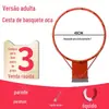 Cesta de Basquete Aro de Basquete Padrão Aro de Basquete Montado na Parede Aro de Basquete Infantil Externo Móvel Aro de Basquete Externo Montado na Parede