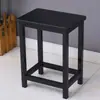 Taburete de acero y madera taburete cuadrado engrosado taburete de estudio taburete para el hogar taburete de color taburete de comedor taburete para escritorio de entrenamiento