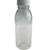 250ml Mascota Tapa Transparente de Seguridad Botella de Plástico Grado Alimenticio Botella para Bebidas Botella de Agua Botella para Jugos Botella Cuadrada
