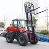 Montacargas Todoterreno para Terrenos Irregulares, Montacargas Todoterreno de Tracción en las Cuatro Ruedas, Montacargas de 3.5 Toneladas y 3 Toneladas para Secciones Fangosas