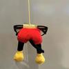 Liberación de ambas manos ~ nueva cadena para gafas colgante de cuello de cuero negro portátil para guardar gafas de gatito, cadena para gafas de sol anti-pérdida, regalo