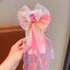 Dibujos Animados Infantiles My Little Pony Dulce Pasador Niña Lazo Malla Clip de Color Súper Hada Princesa Accesorio para el Cabello