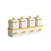 Nuevo Set Combinado de Cajas de Condimentos para el Hogar de Cocina Botella de Condimentos Sellada Frasco de Condimentos a Prueba de Humedad Caja de Almacenamiento con Múltiples Compartimentos