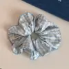 Scrunchie Xadrez com Renda Ondulada em Relevo, Elástico de Cabelo, Acessório de Cabelo, Estilo Novo Fresco e Doce, Acessório de Cabelo