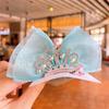 Hairpin das crianças gelo e neve Crown bow top clip princesa acessórios de cabelo atacado meninas fofas Super fada clipe estilo coreano