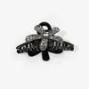 Luxo Leve Strass Elegante Flor Presilha de Tubarão Pérola de Imitação Moda Presilha de Agarre Sentido Avançado Parte de Trás da Cabeça Cabelo Acessórios de Cabelo Grampo de Cabelo