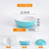 Tazón de Fideos Fríos Bicolor de Melamina, Tazón de Arroz con Patas de Cerdo para Comida Rápida, Tazón de Arroz, Tazón de Arroz Mixto para Barbacoa de Cantina, Tazón de Ramen Imitación Porcelana, Comercial