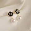 Aretes de Aguja de Plata S925 Coreanos Nuevos Explosiones Aretes para Niñas Temperamento Simple Joker Aretes Tono Agitado con Aretes Venta al por Mayor