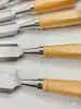 Talhadeira para Marcenaria Cinzel Plano Antigo de Carpinteiro Coleção de Ferramentas Cinzel para Fazer Encaixes de Madeira Aço Afiado Cinzel de Borda Externa