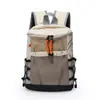 Mochila de Cordão de Malha Fresca de Alto Valor para Uso Externo Casal Leve Viagem Montanhismo Grande Capacidade Bolsa de Ombro Duplo