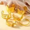 El producto transfronterizo más vendido de Amazon: Pulsera de acero inoxidable prensada con aceite de concha, chapada en oro de 18 quilates, versátil para el trabajo diario, venta al por mayor desde el fabricante