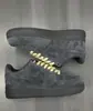 Zapatos Putian Air Force One Af1 Zapatos Blancos Co-Branded Air Tenis para Hombre y Mujer Trigo Piel de Vaca de Primera Capa Zapatos Deportivos de Caña Baja