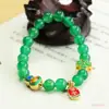 Pulsera de Calcedonia Verde Natural Aiyu Pulsera de Ágata Cristal Joyería Vintage Venta al por Mayor en Vivo Dropshipping S4083013