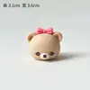 Decoraciones para Pastel de Cumpleaños Infantil, Decoraciones de Fiesta de Goma Suave, Atuendos para el Día del Niño, Lindas Figuras de Osos para Niños y Niñas, Adornos para Mesa de Postres, Decoraciones de Tobogán