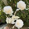Comércio exterior outono casamento flores artificiais atacado 3 peônia de Luoyang Galho Alto peônia estrangeira peônia decoração de casamento flores artificiais
