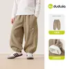 Calça Quente de Flanela Família Dudu Calças para Meninos Inverno 2026 Novas Calças Longas Infantis Quentes Espessadas Roupas de Inverno para Bebês