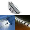 Luces Solares para Patio Exterior Luces de Pared para Escaleras Luces para Senderos Luces para Peldaños Luces Guía LED para Vallas Jardín