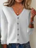 Cárdigan de Punto para Mujer, Chaqueta de Punto para Primavera y Verano, Cárdigan Suéter de Manga Larga, Chaqueta de Temporada Tallas Grandes, Chaqueta Suéter Transfronteriza para Mujer