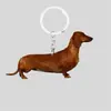 Llavero de Acrílico de Cachorro de Dibujos Animados Transfronterizo 2D para Vacaciones Colgante Plano para Actividad Regalo Pequeño Colgante Creativo para Mochila