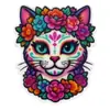 Impressão UV Dia dos Mortos Mexicano Charms de Sapato de Borracha Macia Crânio Personalizado Crocs Decoração DIY Acessórios de Fivela de Sapato Em Estoque