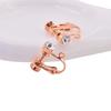 Accesorios de joyería para las orejas con temperamento japonés y coreano, soporte de tornillo suelto ajustable para las orejas, soporte de tornillo para pendientes de diamantes