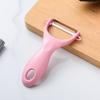 Pelador multiusos de cerámica multicolor para melones, pelador de cocina, cuchillo creativo para pelar en forma de U, venta al por mayor