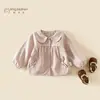 Procesamiento Personalizado Abrigo de Otoño para Niñas 2026 Nuevo Estilo Coreano Cárdigan Infantil Ropa Top para Bebé Niña Otoño