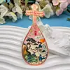 Imán de Metal para Refrigerador Cultural y Creativo Pipa Ciudades de China Qinghai Shandong Nanjing Chongqing Ciudades Populares Souvenirs de Viaje