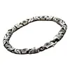 Pulsera de Diamantes Personalizada con Patrón de Paz Estilo Turco Chapada en Plata Pulsera Retro Verde Palacio Venta Directa de Fábrica