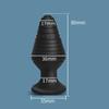 Tapón Anal de Silicona con Diseño Roscado, Expansor Anal, Usable tanto para Hombres como para Mujeres, Masturbador Hueco, Productos para Adultos al por Mayor