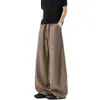 Pantalones Largos Curvos de Lino Imitación Transpirables que Absorben el Sudor para Hombre - Novedad Verano 2026