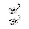 Artículos Populares Transfronterizos con un Toque de Lujo: Estilo Oscuro, Tigre y Leopardo Feroces, Cruz, Gatito, Escorpión, Corona, Alas, Tatuajes Temporales de Sol