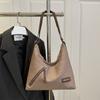 Bolsa Grande de Couro Estilo Coreano Estilo Preguiçoso Transfronteiriça para Mulheres 2025 Nova Pequena Bolsa Multifuncional de Ombro Transversal Bolsa Tote