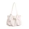 Bolso de Hombro Fruncido Casual Único para Mujer 2026 Verano Nuevo Moderno Bolso de Mano Tote Bolso de Hombro de Gran Capacidad