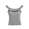 2667 - Top strapless sexy ajustado estilo europeo y americano para mujer, nuevo top bustier sexy ajustado primavera/verano 2026
