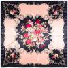 Lenço de seda Mai Tong 90cm * 90cm novo japonês e coreano rosa feminino imitação de seda lenço quadrado lenço lenço atacado