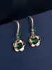 Ganchos para Orejas de Circonita con Forma de Flor Super Brillantes, Pendientes de Pétalos de Camelia de Lujo Ligero, Suaves y Elegantes, Versátiles para el Trabajo y Citas, Pendientes Largos